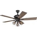 Perfecttwinkle 52 in. Clybourn Ceiling Fan, Bronze PE2681371